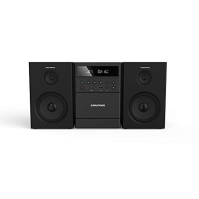 GRUNDIG MS 300 designový mikrosystém, kazeta, FM tuner, přehrávání MP3, USB, SD karta, Bluetooth, GHF1050, černý